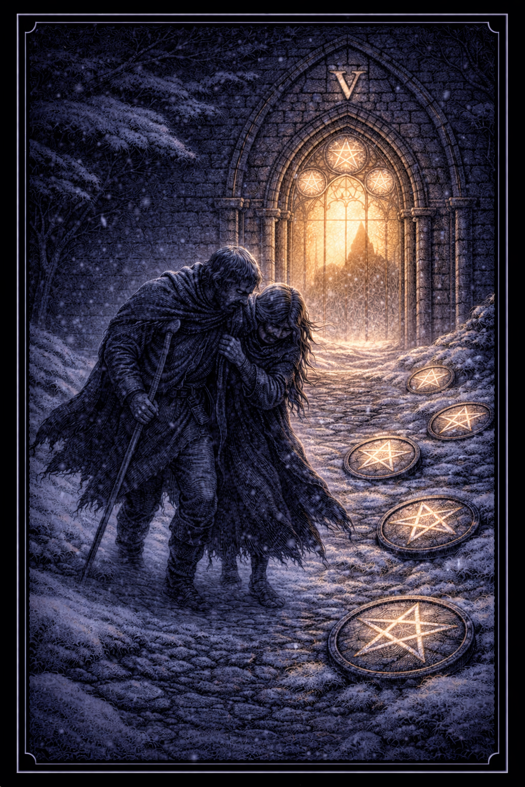 Five of Pentacles