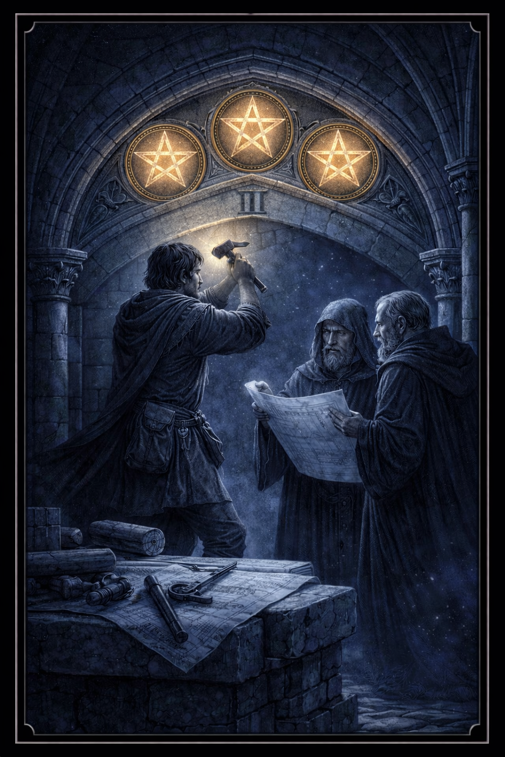 Three of Pentacles