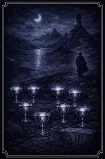 Eight of Cups tarot card