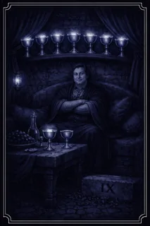 Nine of Cups tarot card