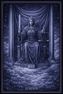 Justice tarot card
