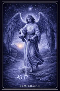 Temperance tarot card