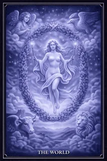 The World tarot card