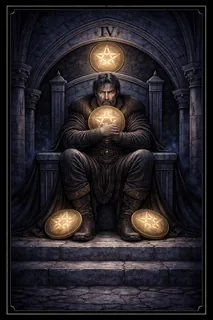 Four of Pentacles tarot card