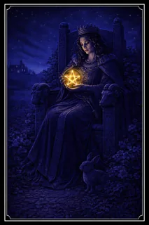 Queen of Pentacles tarot card