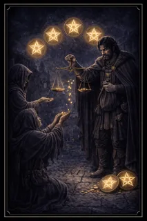 Six of Pentacles tarot card