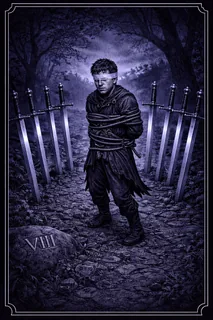Eight of Swords tarot card