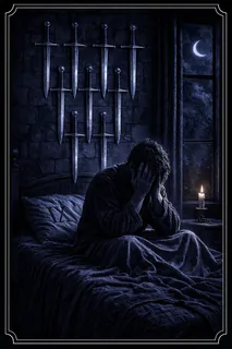 Nine of Swords tarot card