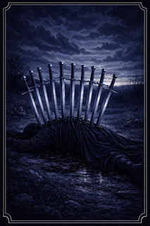 Ten of Swords tarot card