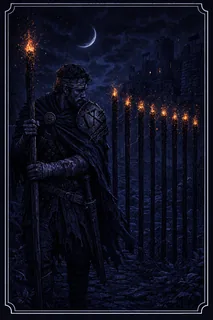 Nine of Wands tarot card
