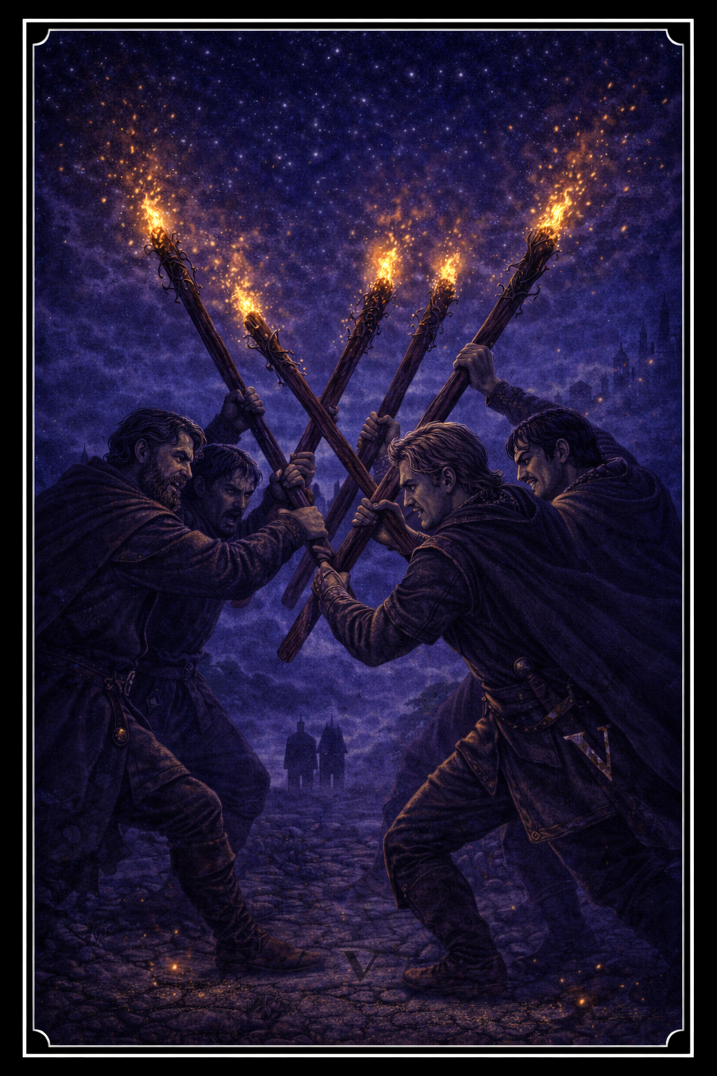 Five of Wands